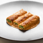 8 _Cannelloni di Crespellle_ Farcis à la Ricotta et Épinrds, Sauce Rose